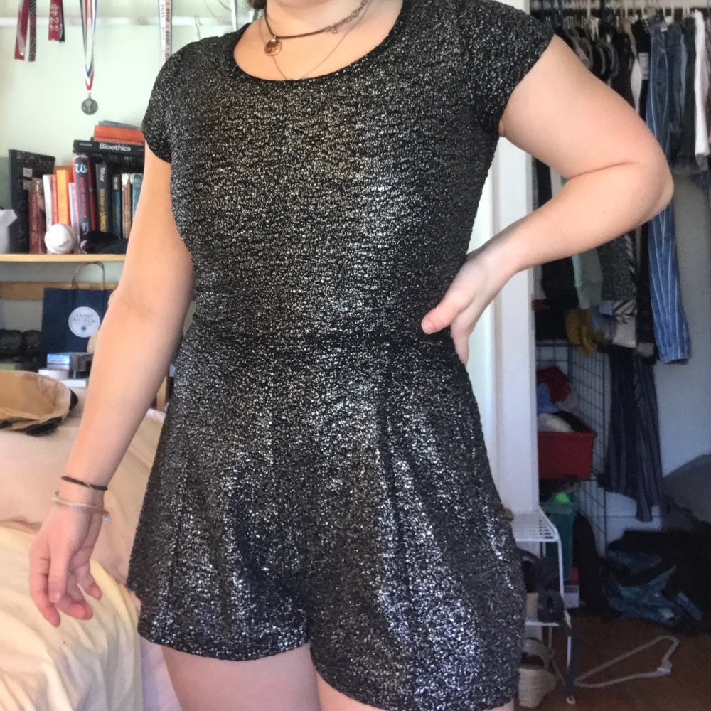 Silver Romper